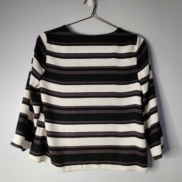 ZARA Ladies womens striped blouse top Size XS - Picture 2 of 6